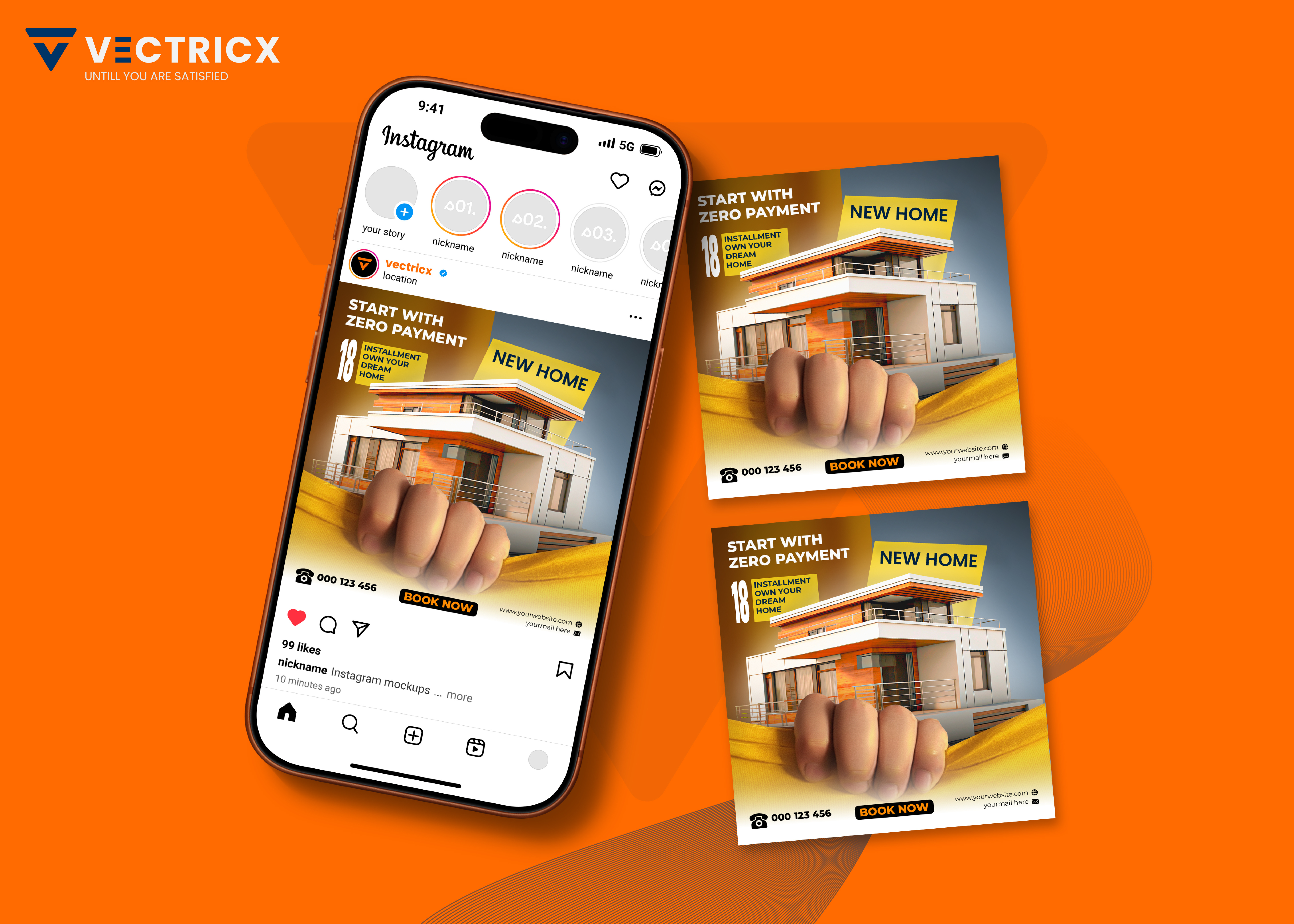 Modern Real Estate Social Media Ad Post Design 3d design advertising banner design facebook post graphic design instagram post promotion property real estate real estate marketing social media design