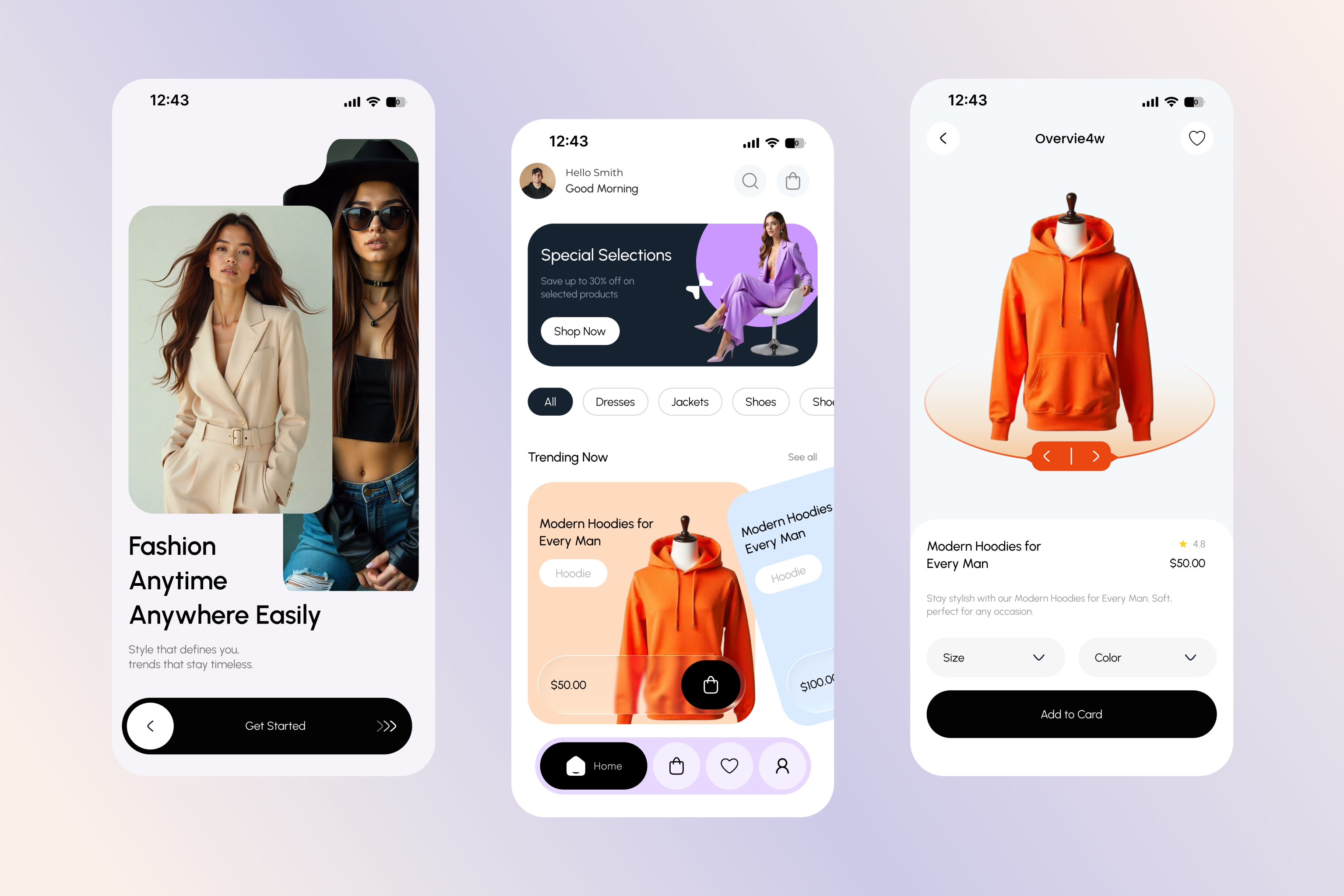 Fashion E-commerce Mobile App android application e commerce app fashion app ios minimalui mobileux modernui online shopping productdesign shopping app ui uiuxdesigner ux