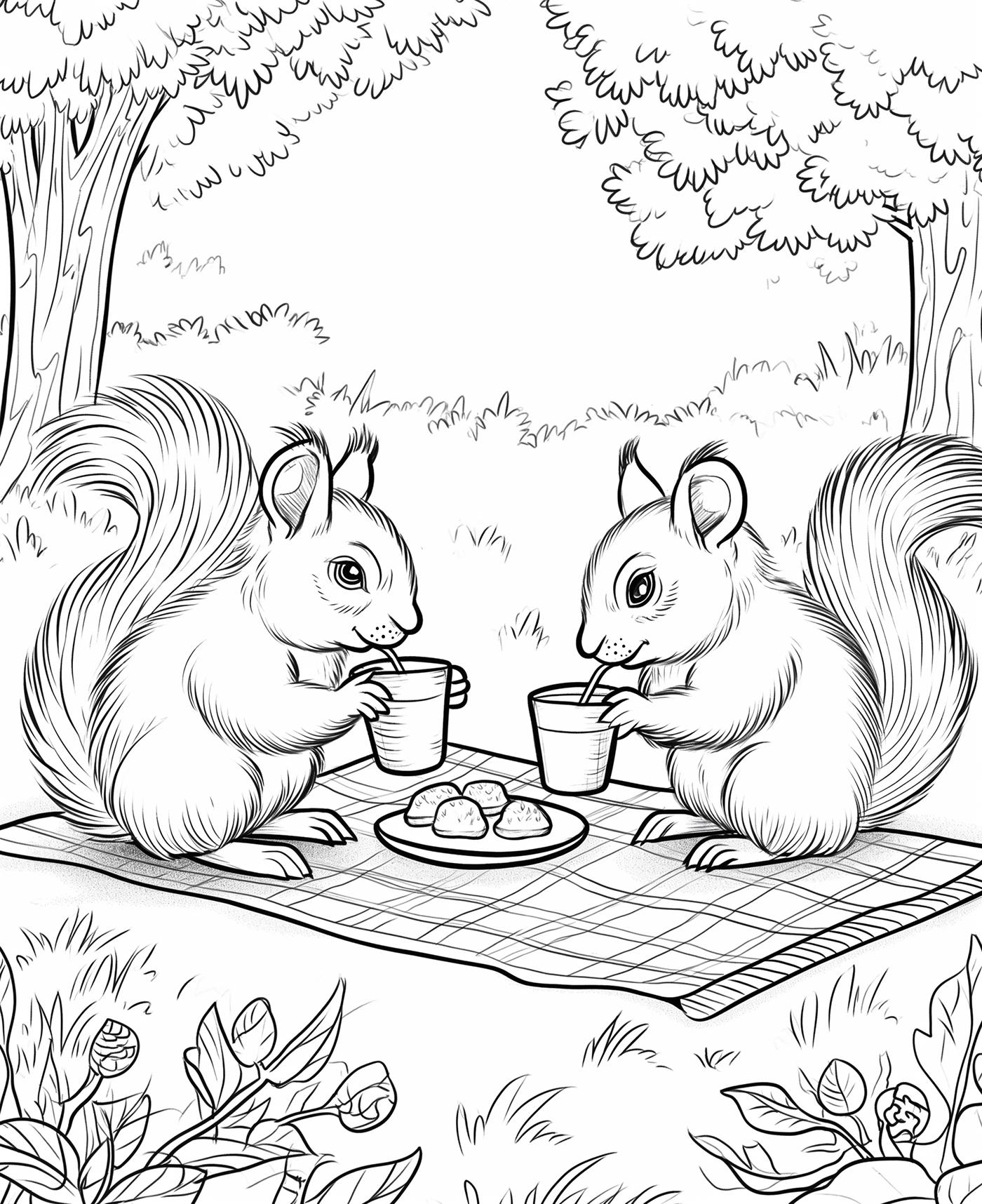 Coloring Book Illustration adobe adobe illustration branding coloring book illustration design graphic design illustration logo tshirt vector