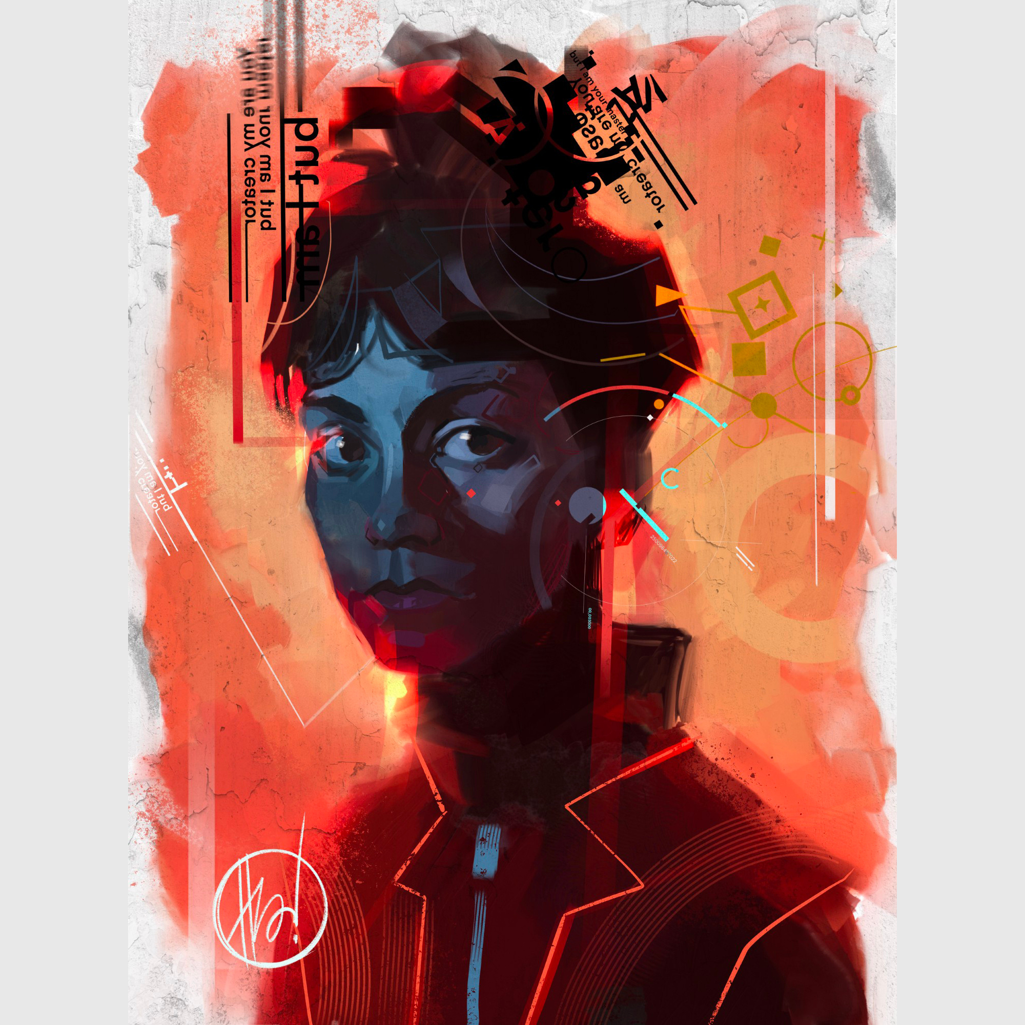 Crystal 💎 digital painting illustration people portrait style