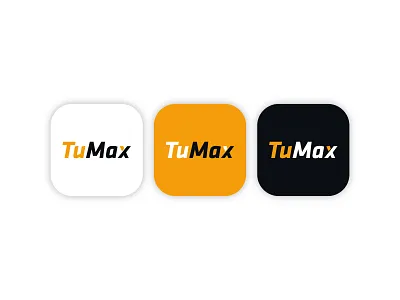 Tumax Wordmark Logo app icon app logo branding design flat graphic design illustration logo minimal ui