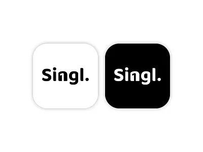 Singl - Dating App logo Design app icon app logo branding design flat graphic design illustration logo minimal