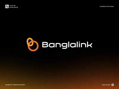 Banglalink Logo Redesign | "B" + "O" + Link Logo for sale branding identity letter b logo link logo logo telecom telecommunication ui