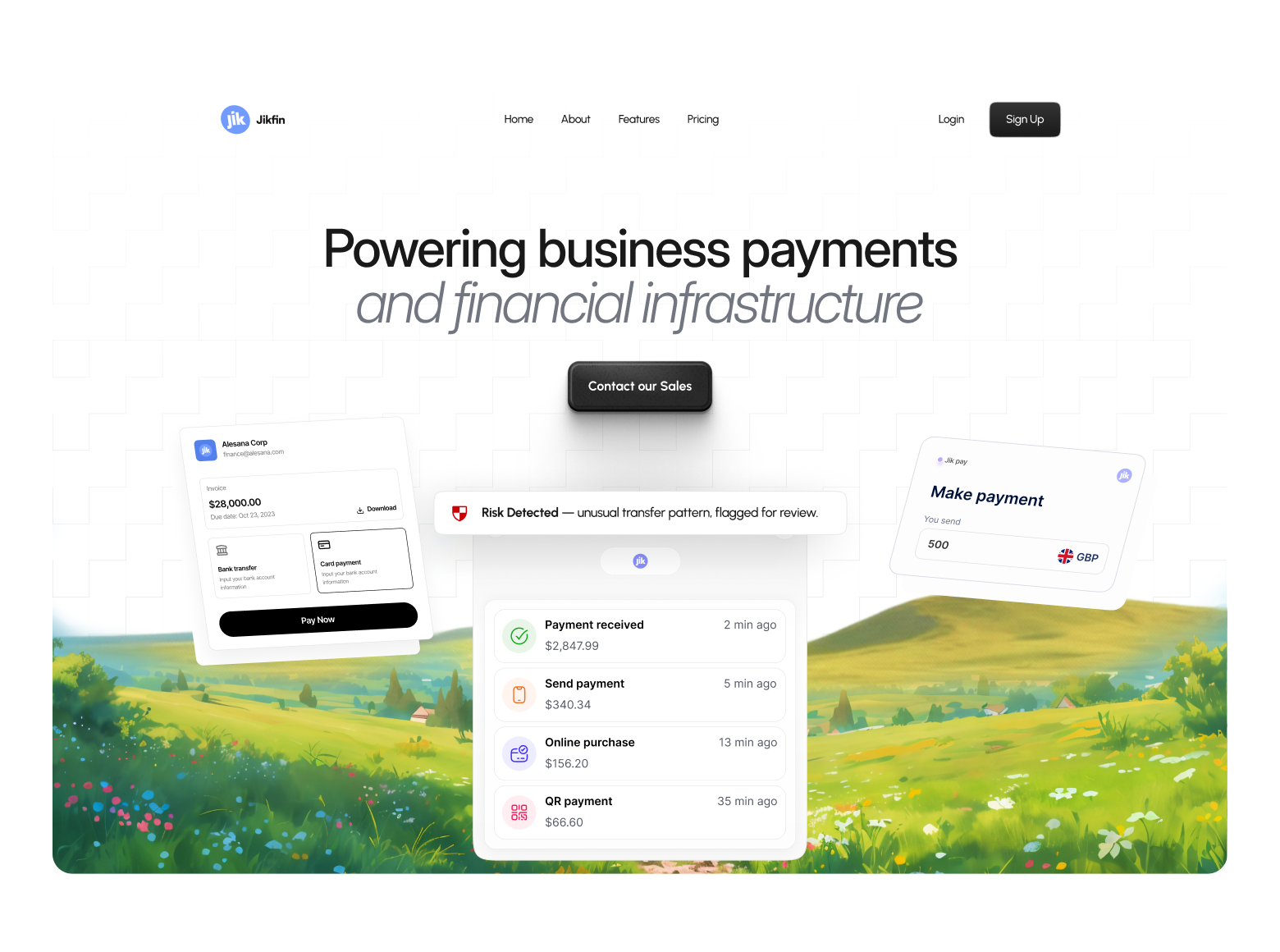 Example of Website Design + Development