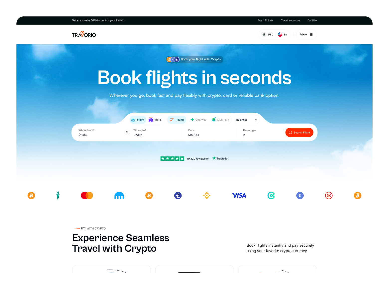 Example service media