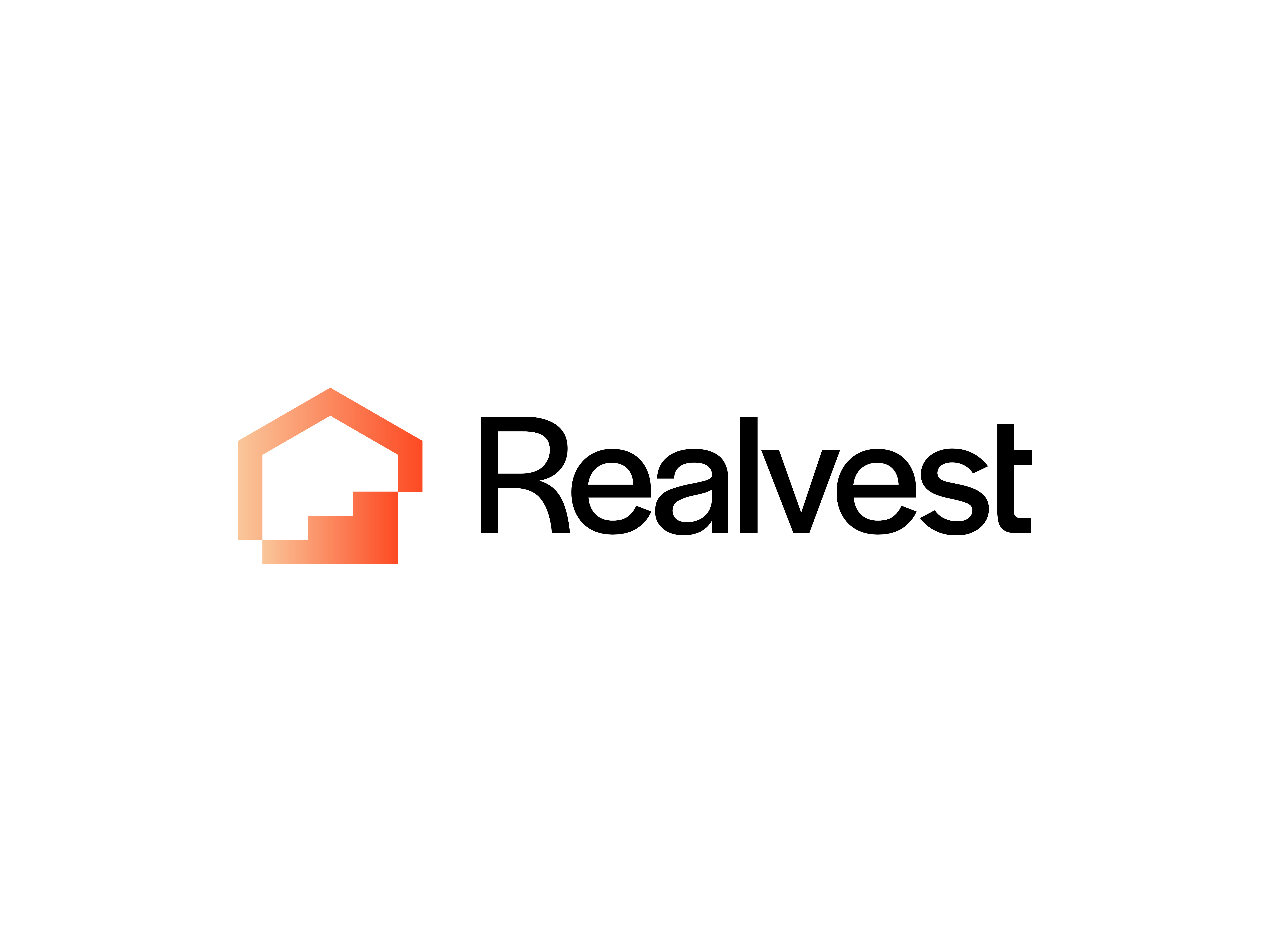 Logo Design for Real Estate Financing & Property Investors abstract logo brand identity branding dynamic finance fintech geomtric gradient logo growth home investment investor logo logo logo design modern logo mortgage property property logo real estate time less