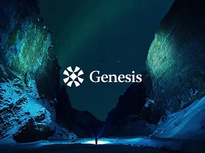 Genesis — Brand in environment brand identity branding dashboard design finance fintech genesis graphic design logo marketing mockup ui ux vector visual identity