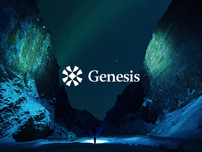 Genesis — Brand in environment brand identity branding dashboard design finance fintech genesis graphic design logo marketing mockup ui ux vector visual identity