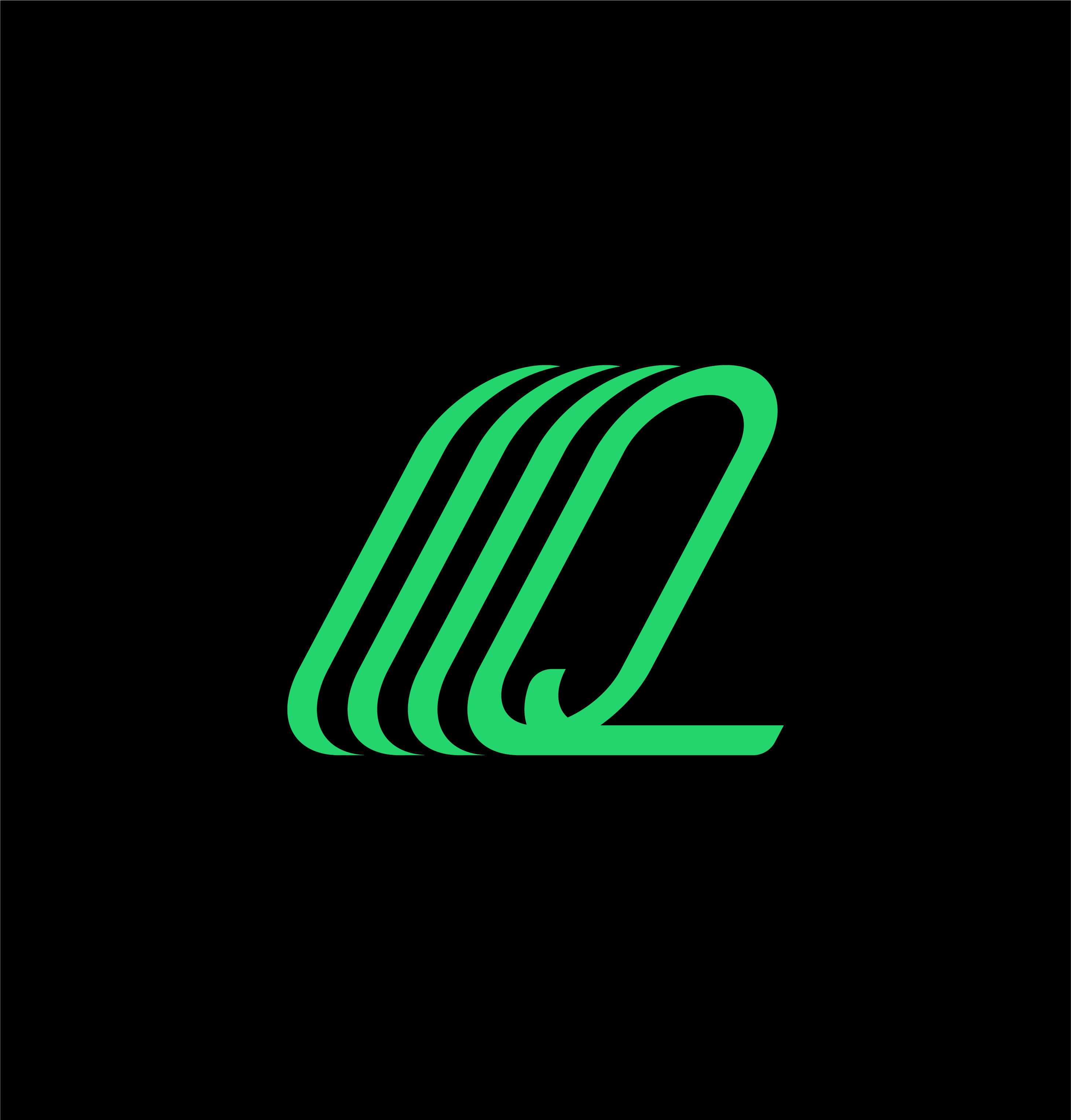 Q the Quilling athlete brand branding design font graphic design logo pattern personalbrand