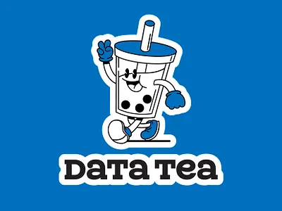 DATA TEA LOGO DESIGN PROJECT animation branding design graphic design illustration logo motion graphics ui ux vector