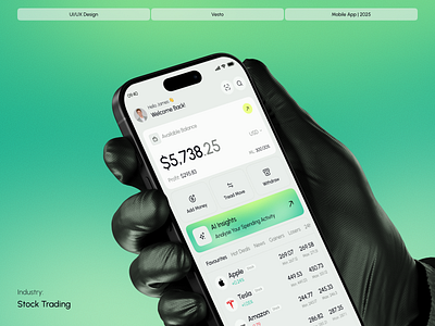 Stock Investing & Trading Mobile App app design finance app finance mobile app fintech fintech mobile app investing app investment investment app mobile app stock stock app stock investing stock market stock trading trading app trading app design