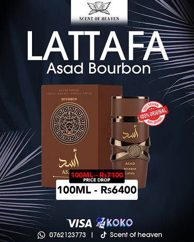 Perfume Post Design graphic design