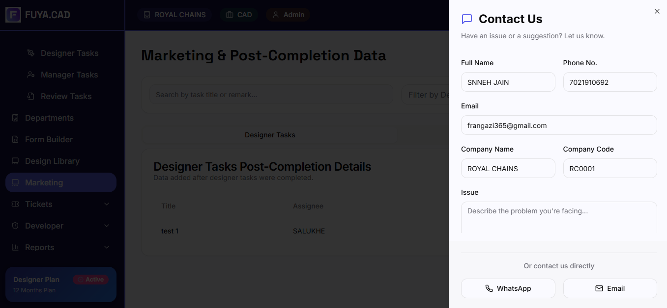 CAD Workflow Management Software – FUYA.CAD screenshot 10