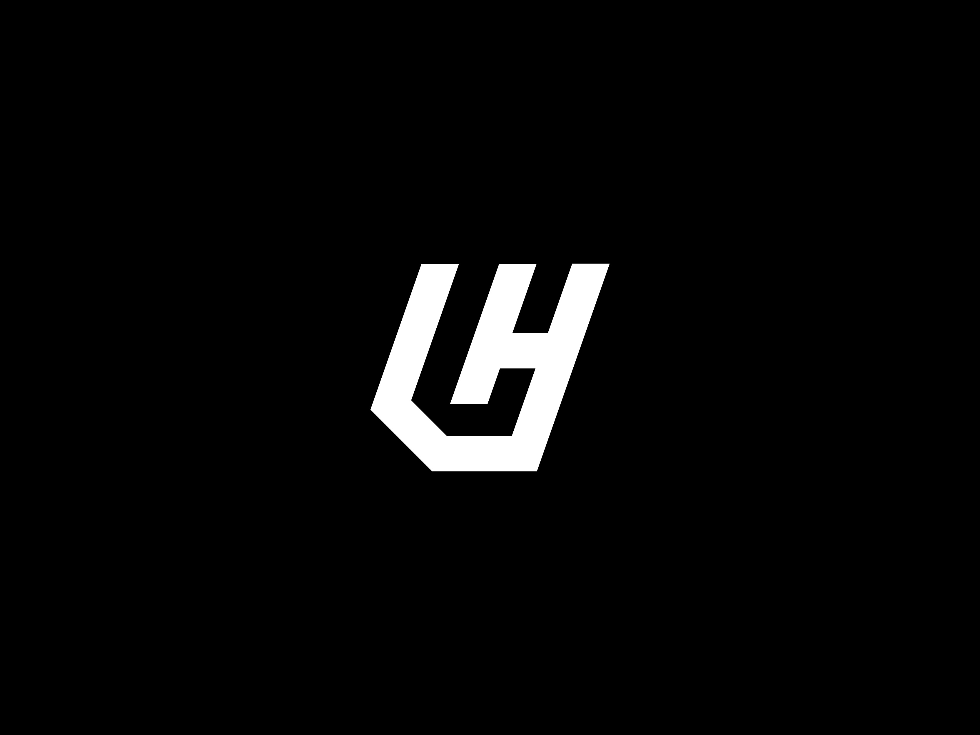 Example of Modern Lettermark Logo Design (LH Logo)