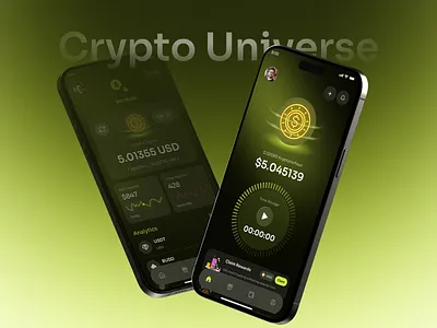 KryptoPulse — Real-Time Earnings & Smart Crypto Tracker appdesign branding crypto cryptoapp cryptodashboard cryptotracking cryptouniverse cryptowallet darkui dividends tracker earningstracker figma finance fintech ui fintechdesign glowui iosapp mobileui uidesign uxdesign