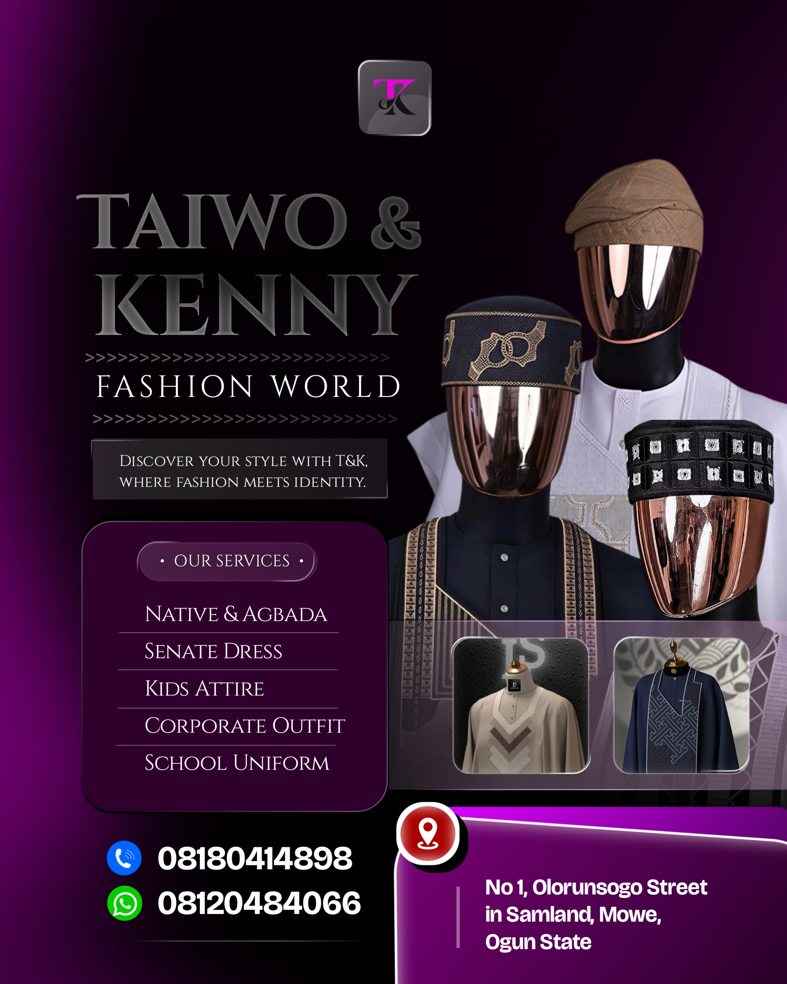 Tailoring Flyer designs clothing design graphic design print design social media design