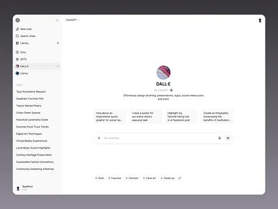 GPTs in ChatGPT - Made with SnowUI chatgpt ui