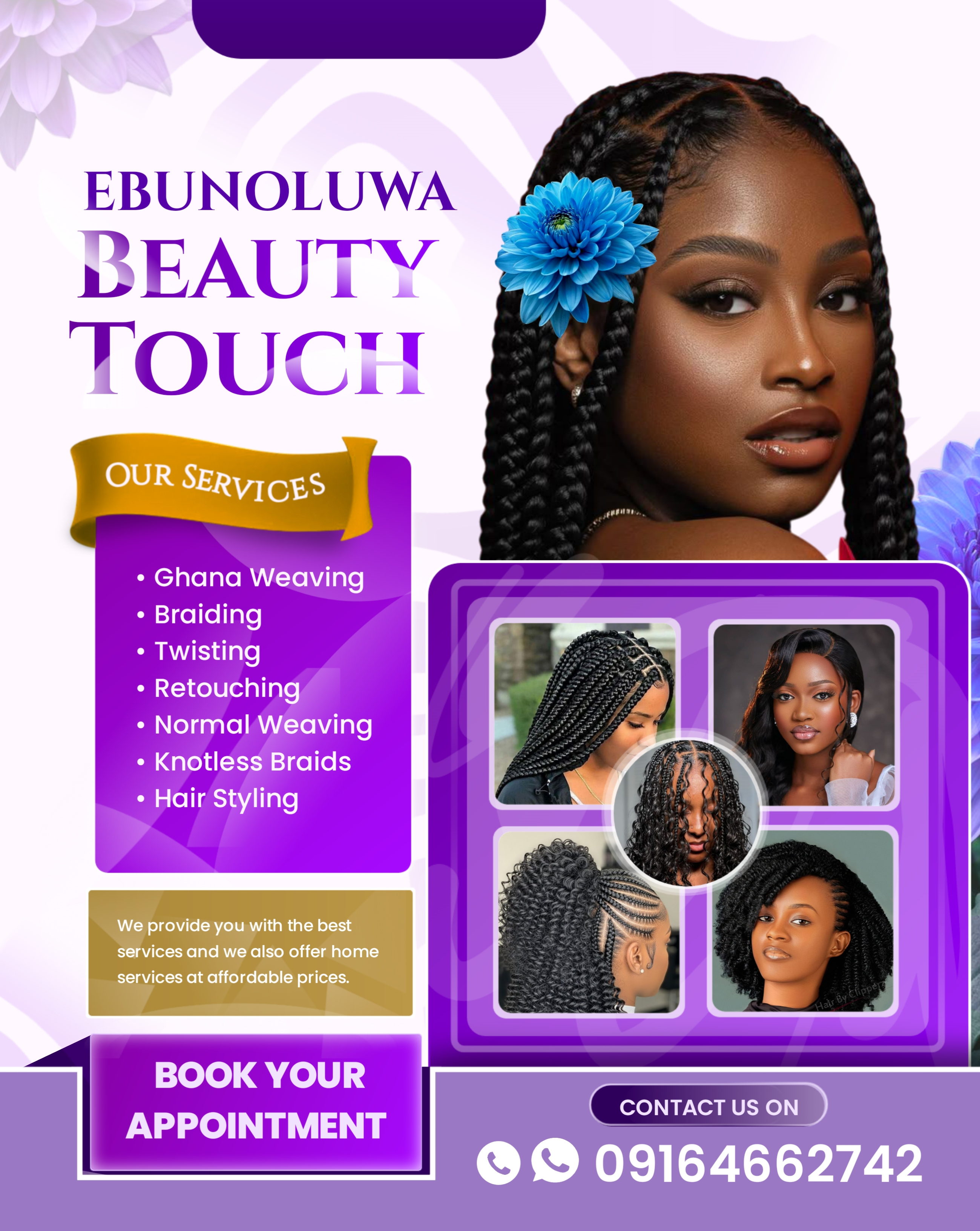 Beauty Salon Flyers graphic design