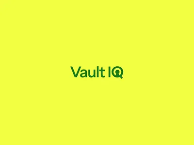 Vault IQ – AI-Driven Data Vault Logo Design ai logo artificial intelligence cyber security logo data analytics data security data vault geometric logo green logo keyhole logo minimalist logo q lettermark saas branding security branding tech brand identity technology logo vault iq