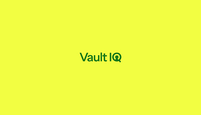 Vault IQ – AI-Driven Data Vault Logo Design ai logo artificial intelligence cyber security logo data analytics data security data vault geometric logo green logo keyhole logo minimalist logo q lettermark saas branding security branding tech brand identity technology logo vault iq