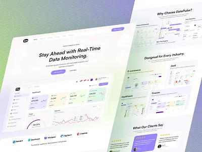 SaaS Landing page design branding landing page saas saas ui ui ui design ux design web ui website ui