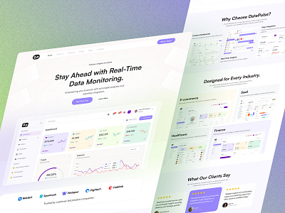 SaaS Landing page design branding landing page saas saas ui ui ui design ux design web ui website ui