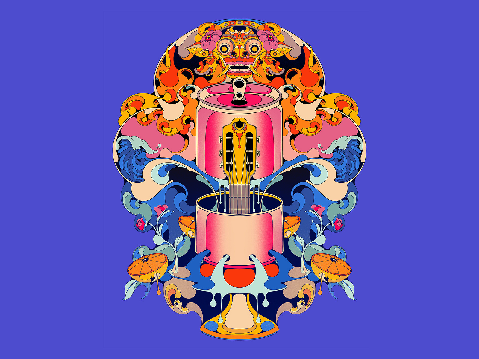 Flowing Along the Line: Stories in Every Curve band brand branding character collaboration gigs graphic design illustration merchandise music pop poster poster project rock surrealist trippy tshirt unique vintage wobblesaint