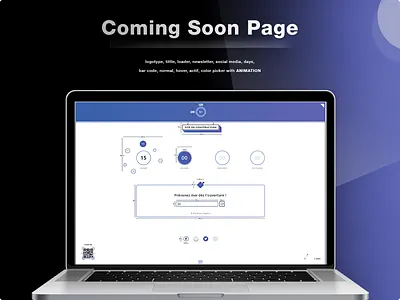Coming Soon Page anewsletter brand branding circles coming soon page graphic design icon set icons designer illustrator ai mcokup photoshop psd print designer progress bar qr code size social medi typo typography ui stlye guide ui ux designer ux audit website