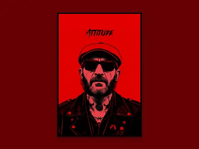 You got some attitude branding design graphic design illustration poster typography vector