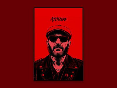 You got some attitude branding design graphic design illustration poster typography vector