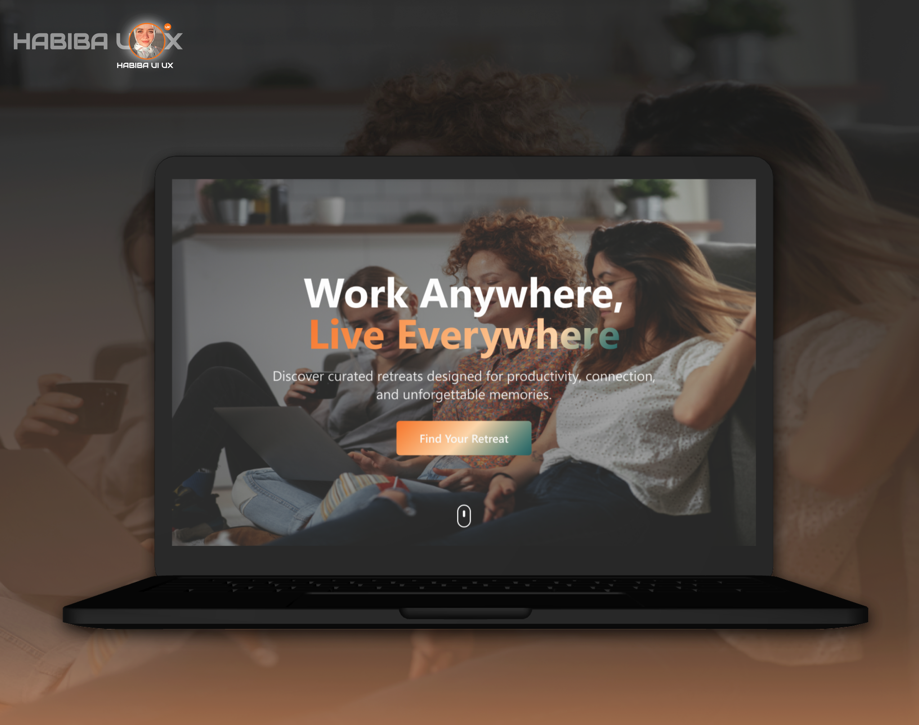 NomadSpace – Remote Worker Retreats Platform app appdesign design figma landingpage ui website