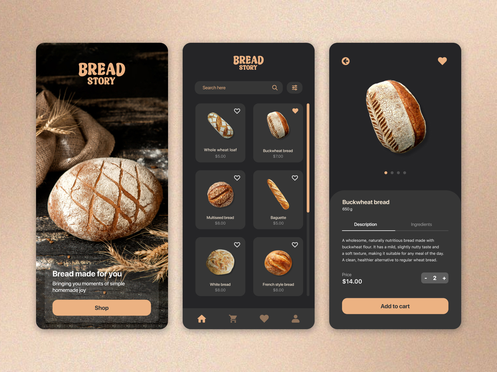 Example of Mobile App Design 