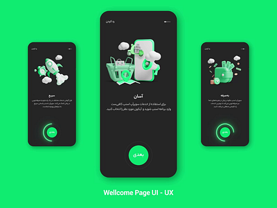 Wellcome Page UI And UX app case study design snapp ui ux