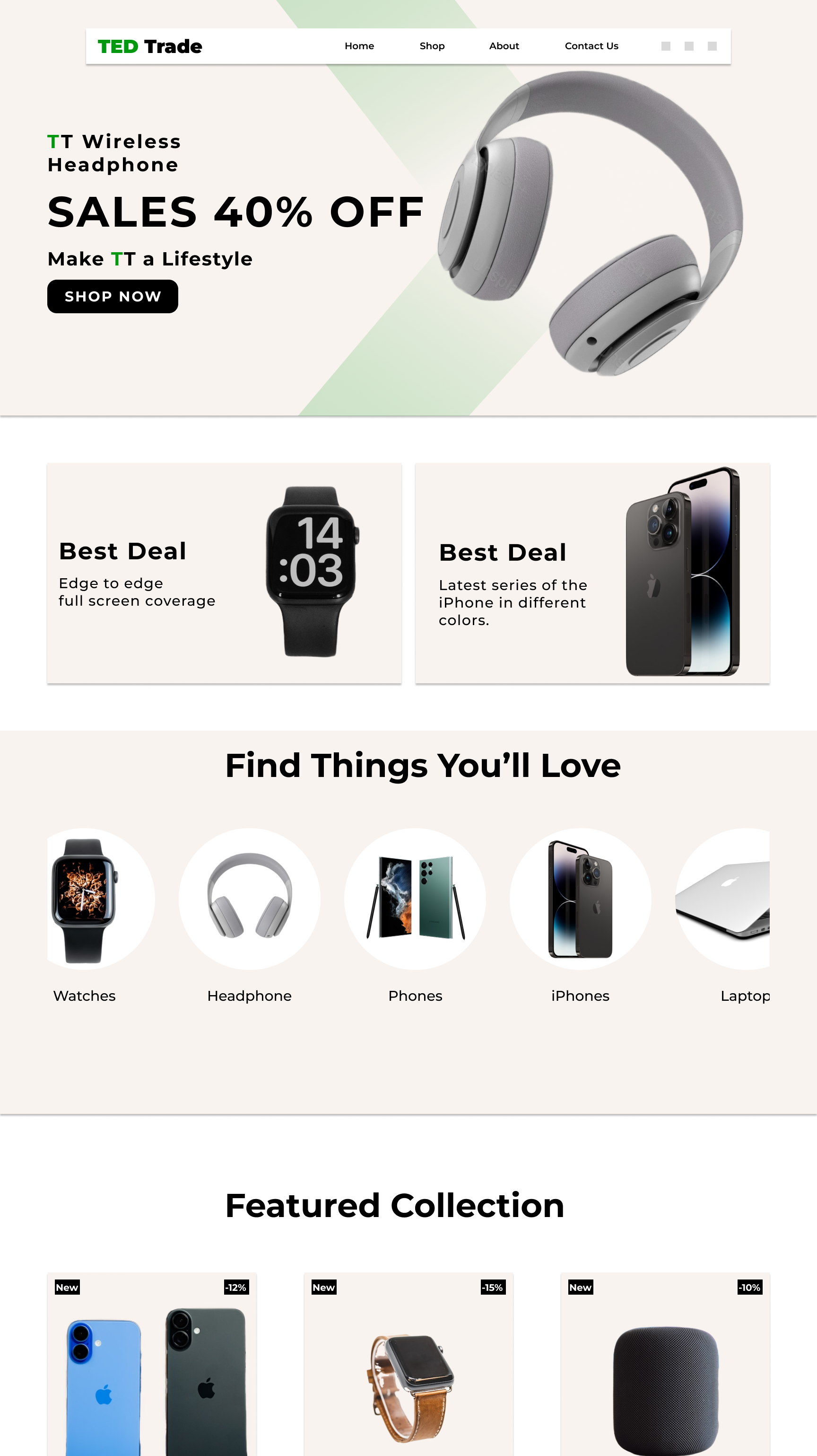 Ted Trade Website design branding design graphic design logo ui ui design uiux ux