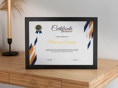 Certificate of Appreciation Design – Elegant & Professional Tem branding design dribbbledesign graphic design illustration moderndesign printdesign