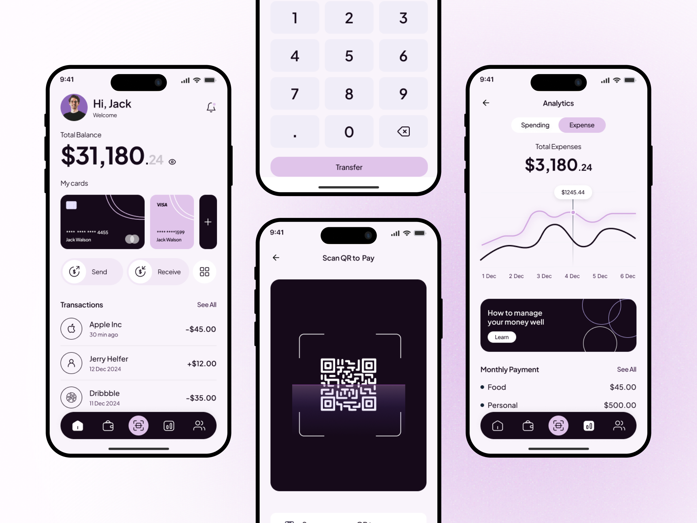 Fintech Mobile App Design app design banking app design digital wallet finance app finance dashboard finance ui financial app fintech fintech ui mobile app mobile banking mobile ui money management money transfer product design ui ui design uiux ux