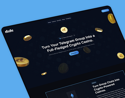 landing page for crypto casino animated website casino landing page casino site casino website crypto landing page