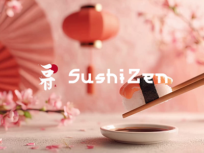 Sushi Zen Restaurant | Landing page animation branding desktop interface food grapgic design graphic design japan landing page logo design mobile adaptation motion design motion graphics online store product product design sishi typography ui ux web design