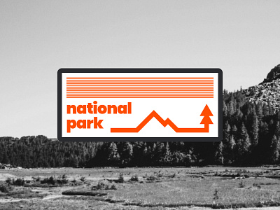 National Park 2 adventure badge illustration logo national park nature outdoor retro