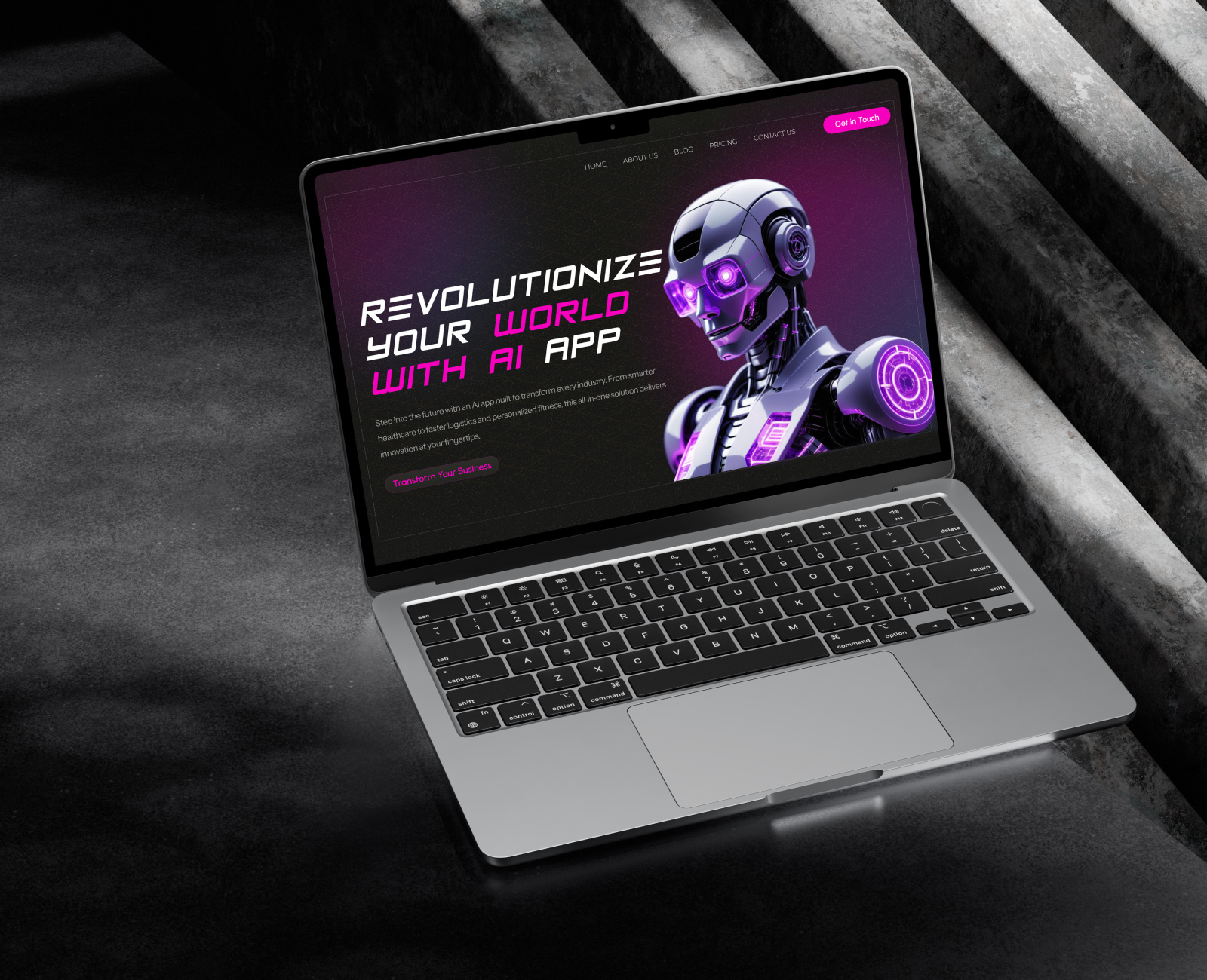 AI-Powered Multi-Industry App UI/UX — Modern & Futuristic ai app ai dashboard ai ui design app concept apptechies dark theme ui desktop ui dribbble ui futuristic ui healthcare app logistics app mobile app ui modern ui multi industry app neon ui real estate ui tech design ui inspiration uiux designer ux design
