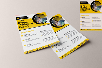 digital marketing add add branding burcher design digital flyer graphic design illustration letter marketing mockup social media typography vector web