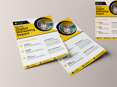 digital marketing add add branding burcher design digital flyer graphic design illustration letter marketing mockup social media typography vector web