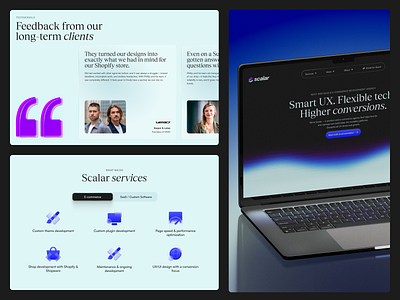 Services Page: Webdesign for a Digital Agency branding design design studio graphic design icons illustration interface landing landing page typography ui user experience user interface ux web web design webdesign website website design website development