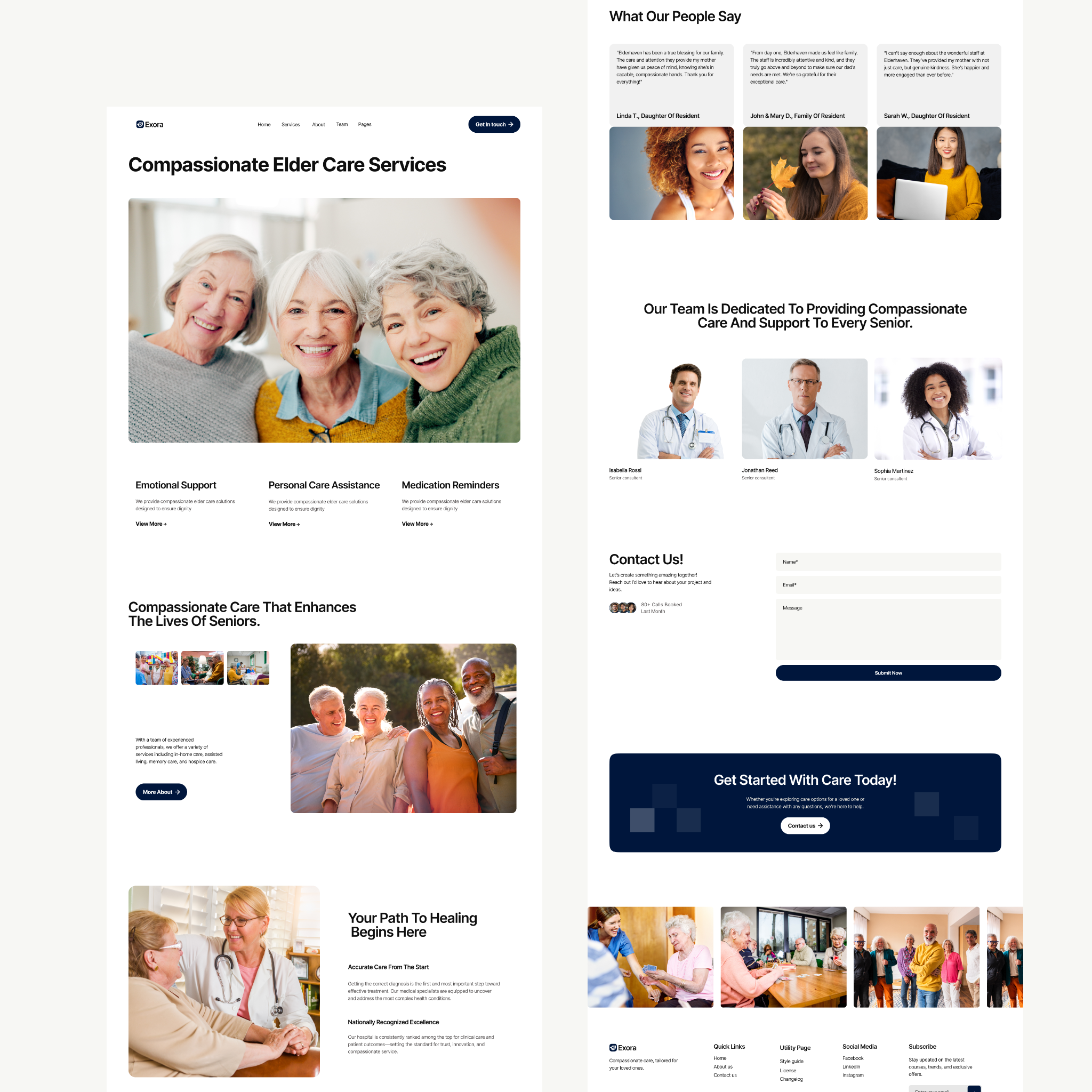 Example of Website UI Design