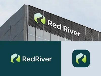 RedRiver logo design brand identity branding icon identity logo logo design logo mark logodesign logotype modern logo r logo river logo symbol vector