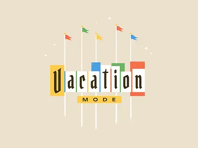 Vacation Mode 🏰✨ disney disneyland holiday illustration theme park vacation vector