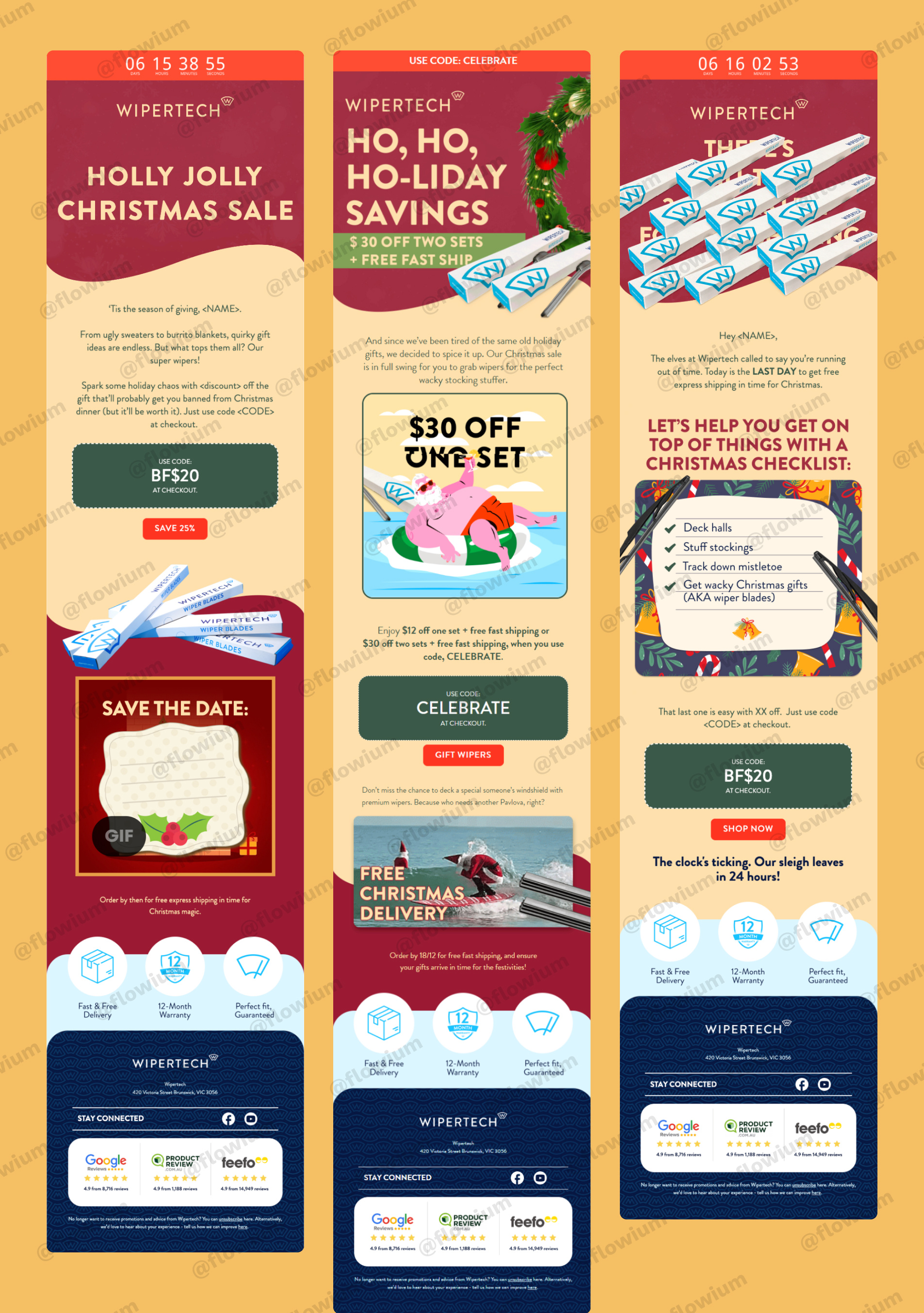 Christmas Campaign Design for Seasonal Promo email email design email marketing email marketing design email template newsletter newsletter design