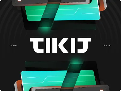 Logo for a Digital Wallet Platform branding graphic design logo logo design mockup design tikit visual design visual identity wallet platform