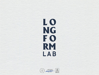 Longform Lab Horizontal Wordmark brand design brand identity branding branding design clean hand drawn horizontal identity design lettering logo logo design logotype minimal type typeface typographic typography vintage visual identity wordmark
