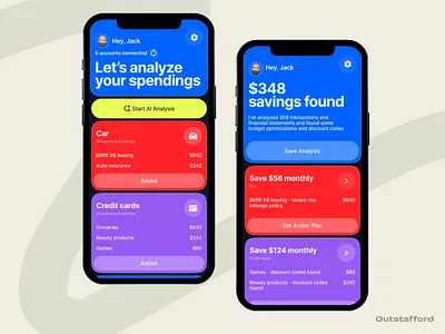 AI Budgeting FinTech Mobile App ai agent ai app ai fintech ai interface ai mobile app ai mobile app design ai mvp android app design animation app design figma graphic design ios app design mobile app mobile app design mobile app development ui ux